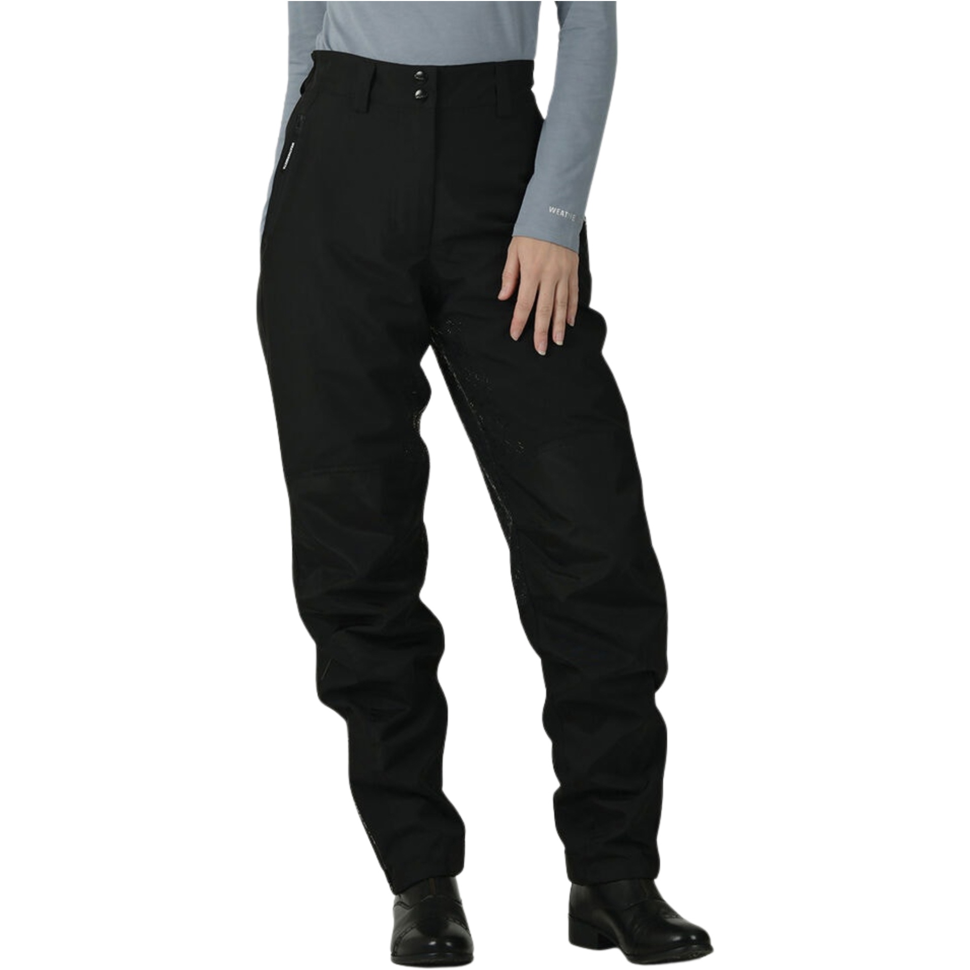 2025 Weatherbeeta Womens Rayne Waterproof Overtrousers II 1026252 - Black